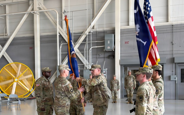 2-151st Security Support Aviation Battalion conducts change of command ceremony