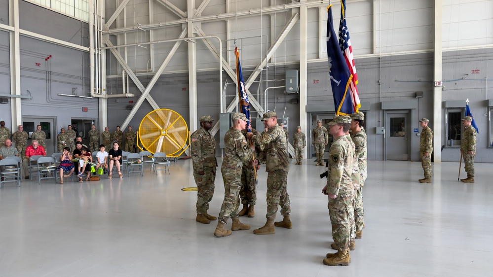 2-151st Security Support Aviation Battalion conducts change of command ceremony