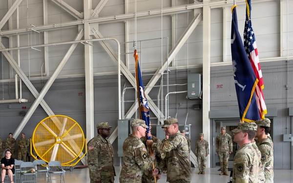 2-151st Security Support Aviation Battalion conducts change of command ceremony