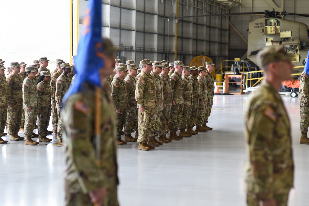 2-151st Security Support Aviation Battalion conducts change of command ceremony