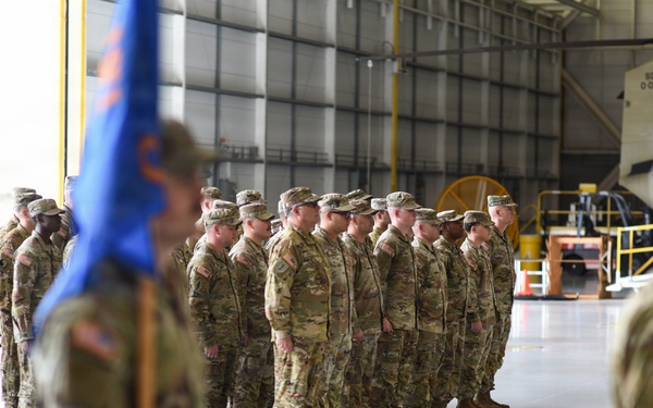 2-151st Security Support Aviation Battalion conducts change of command ceremony
