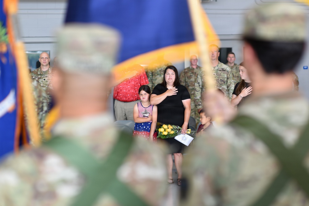 2-151st Security Support Aviation Battalion conducts change of command ceremony