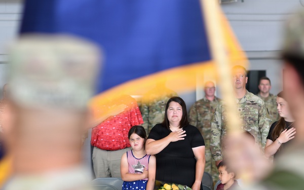 2-151st Security Support Aviation Battalion conducts change of command ceremony