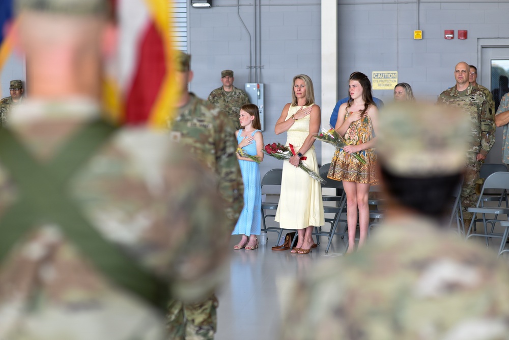 2-151st Security Support Aviation Battalion conducts change of command ceremony