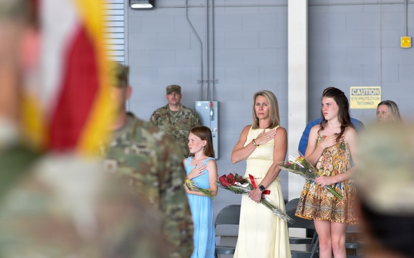 2-151st Security Support Aviation Battalion conducts change of command ceremony