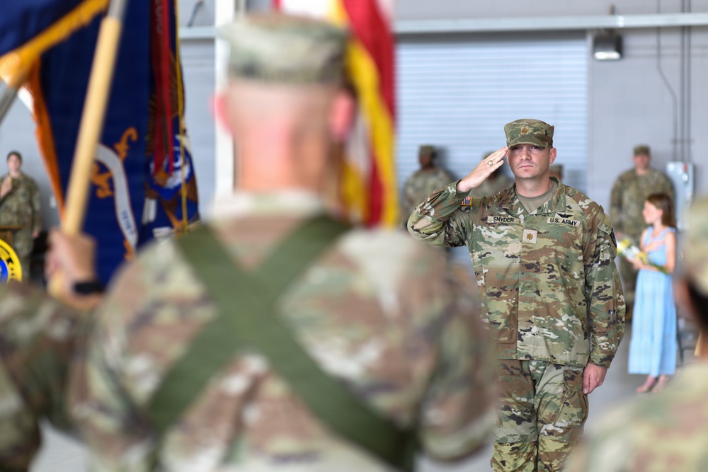 2-151st Security Support Aviation Battalion conducts change of command ceremony