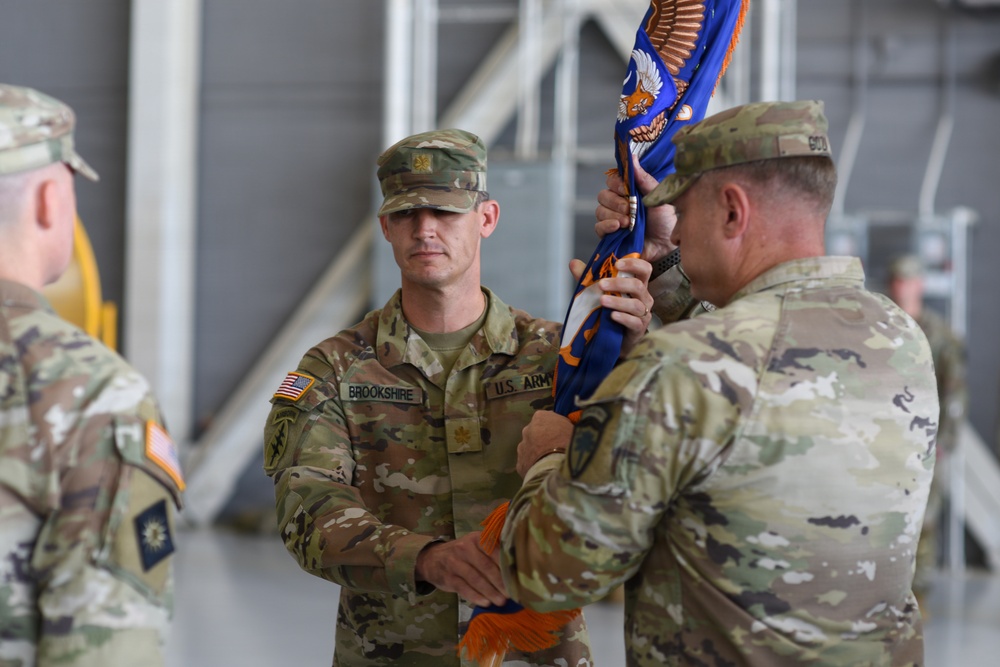 2-151st Security Support Aviation Battalion conducts change of command ceremony
