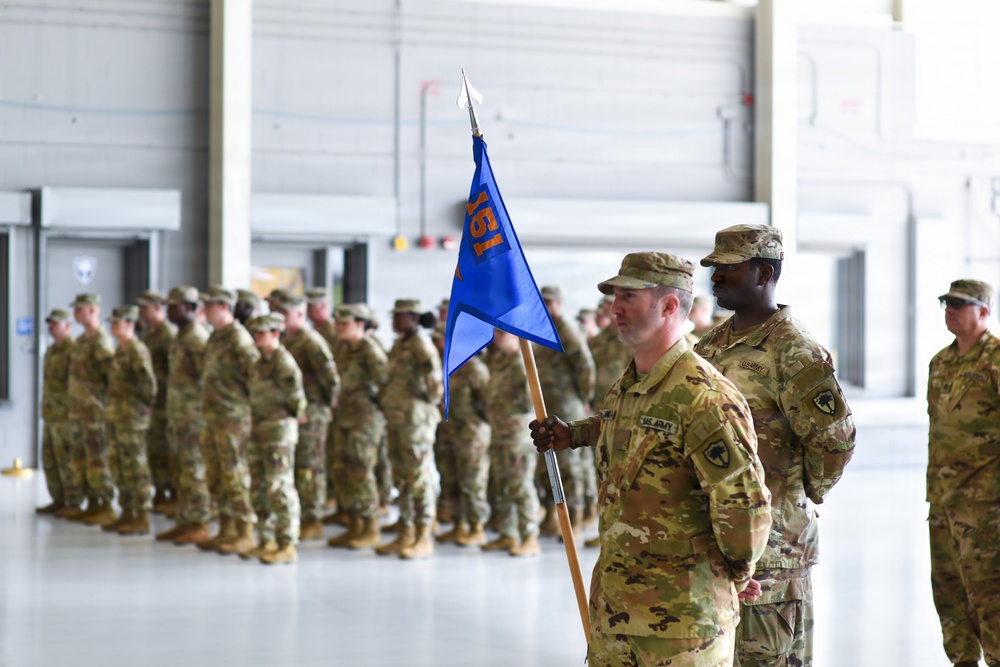 2-151st Security Support Aviation Battalion conducts change of command ceremony