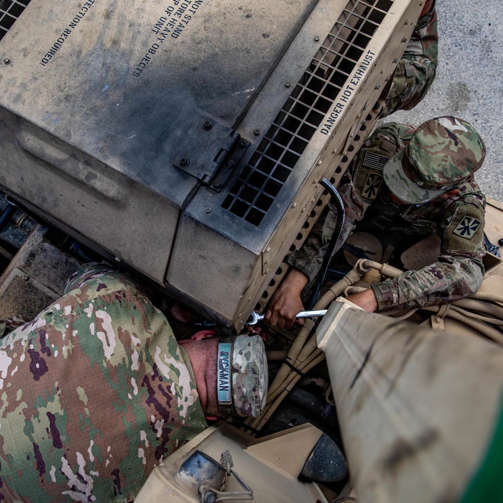 U.S. Army Soldiers Conduct Operations in the Middle East