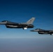 KC-135 refuels F-16s in CENTCOM