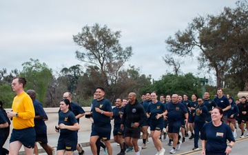 NMCSD Sailors Run in Celebration of the 128th Birthday of the Hospital Corpsman