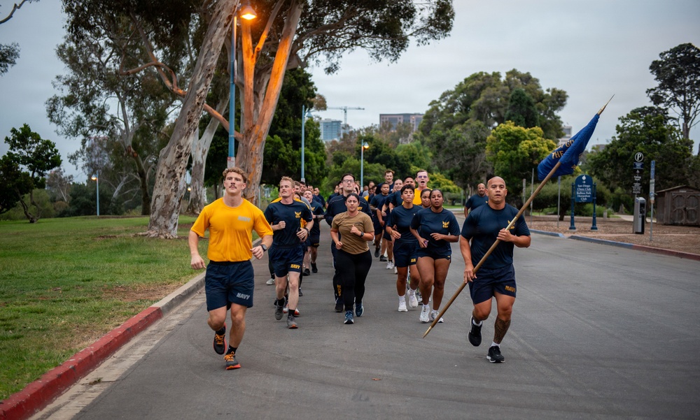 NMCSD Sailors Run in Celebration of the 128th Birthday of the Hospital Corpsman