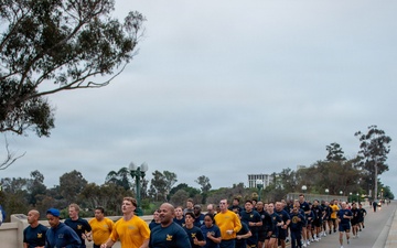 NMCSD Sailors Run in Celebration of the 128th Birthday of the Hospital Corpsman