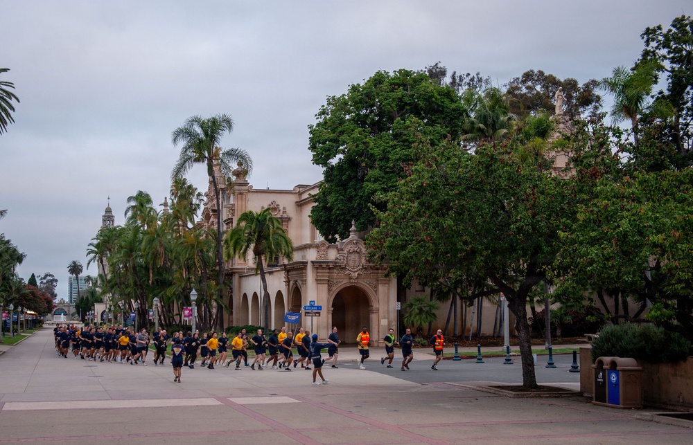 NMCSD Sailors Run in Celebration of the 128th Birthday of the Hospital Corpsman