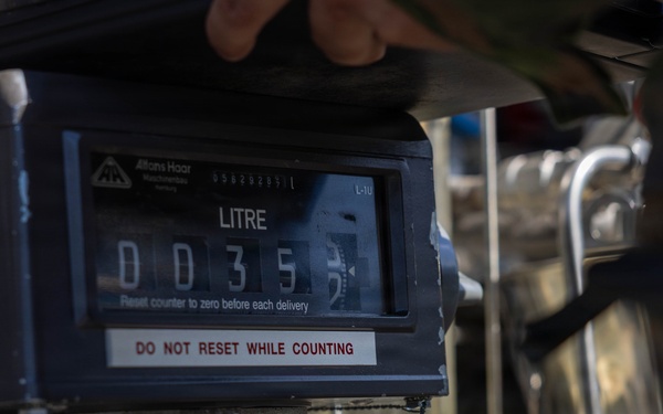 U.S. Marines conduct forward arming and refueling point operations in Finland