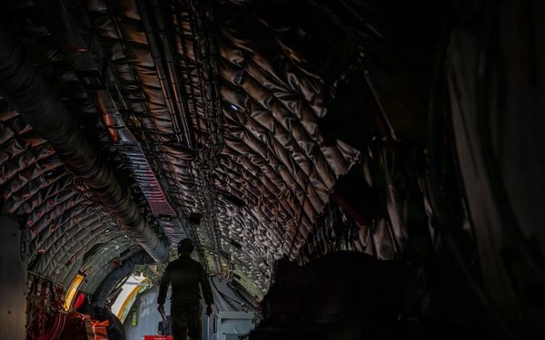 KC-135 refuels F-35s in CENTCOM