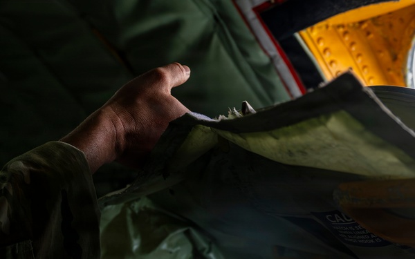 KC-135 refuels F-35s in CENTCOM