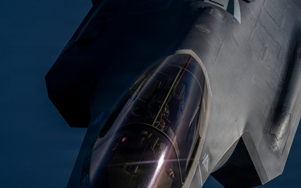 KC-135 refuels F-35s in CENTCOM