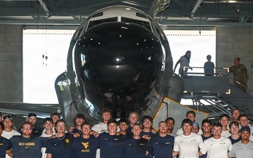 West Virginia University baseball team visits Offutt Air Force Base