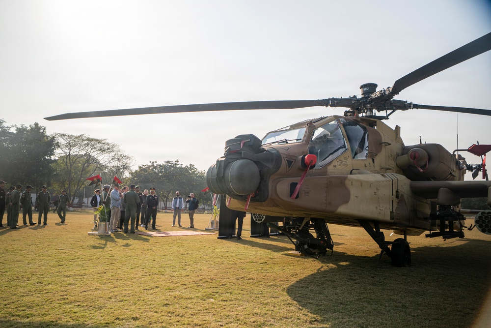 Secretary of the Army, Hon. Dan Driscoll, visits members of the Indian army during an official visit to New Delhi, India.