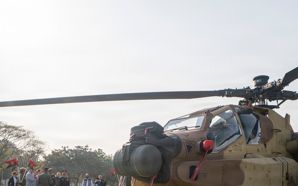 Secretary of the Army, Hon. Dan Driscoll, visits members of the Indian army during an official visit to New Delhi, India.