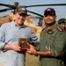 Secretary of the Army, Hon. Dan Driscoll, visits members of the Indian army during an official visit to New Delhi, India.