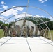 Airmen from the 181st Force Support Squadron conduct search and recovery training at Alpena Combat Readiness Training Center
