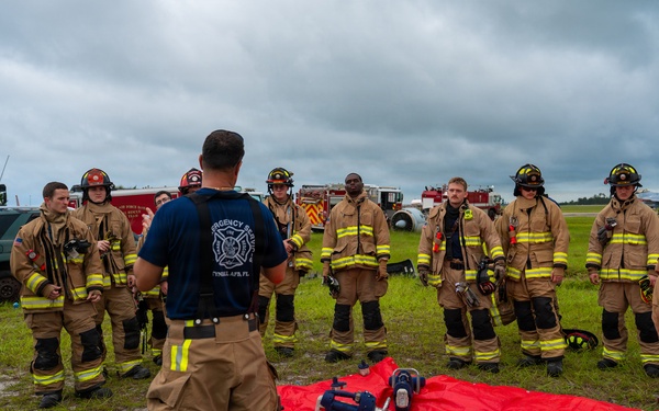 Tyndall firefighters hone emergency response readiness