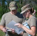 Airmen from the 181st Force Support Squadron conduct search and recovery training at Alpena Combat Readiness Training Center