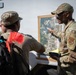 Airmen from the 181st Force Support Squadron conduct search and recovery training at Alpena Combat Readiness Training Center