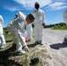 Airmen from the 181st Force Support Squadron conduct search and recovery training at Alpena Combat Readiness Training Center