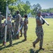 Airmen from the 181st Force Support Squadron conduct search and recovery training at Alpena Combat Readiness Training Center
