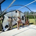 Airmen from the 181st Force Support Squadron conduct search and recovery training at Alpena Combat Readiness Training Center