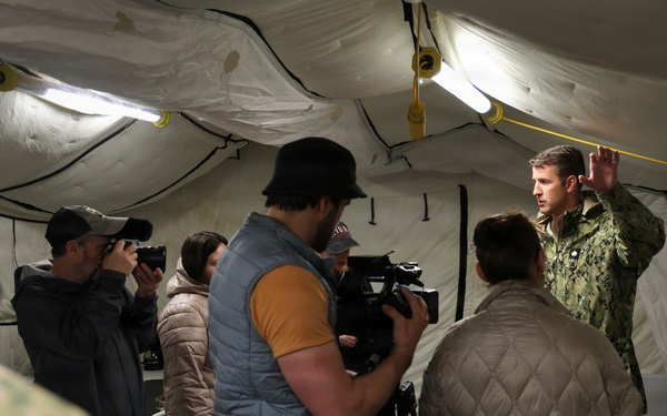 Media Visit Showcases Seabee Construction at BALTOPS 2026