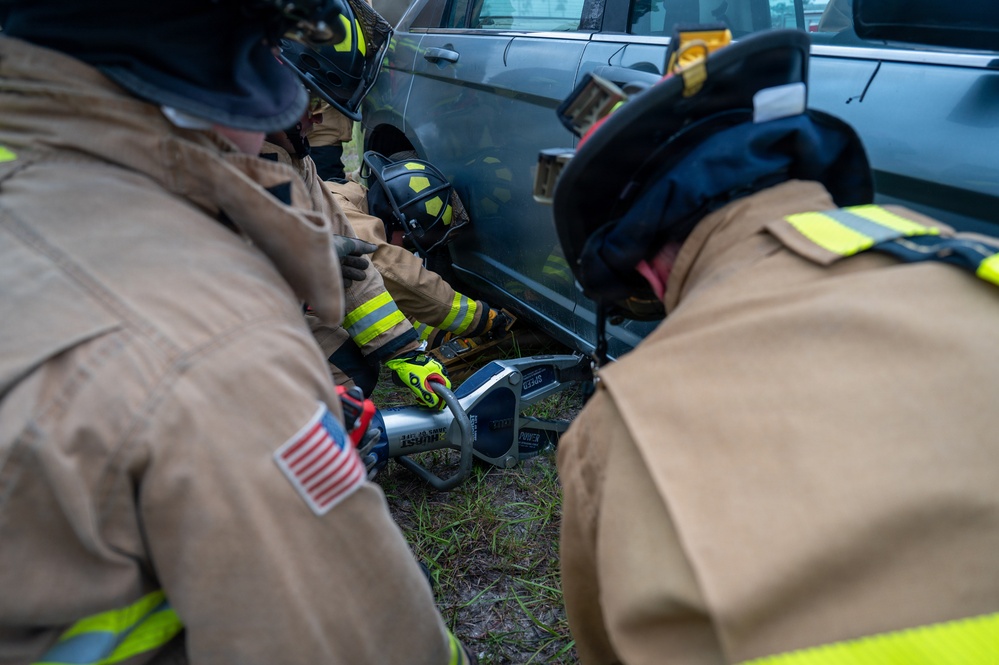 Tyndall firefighters hone emergency response readiness