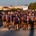 Kansas State University football team visits Fort Riley