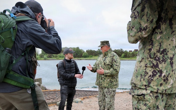 Media Visit Showcases Seabee Construction at BALTOPS 2026