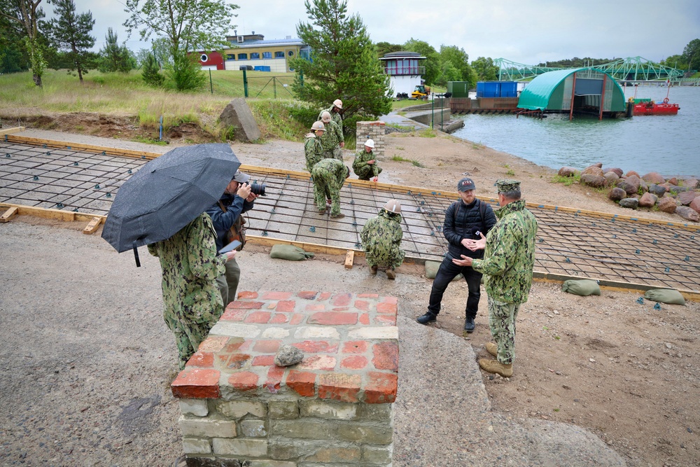 Media Visit Showcases Seabee Construction at BALTOPS 2026