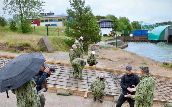 Media Visit Showcases Seabee Construction at BALTOPS 2026
