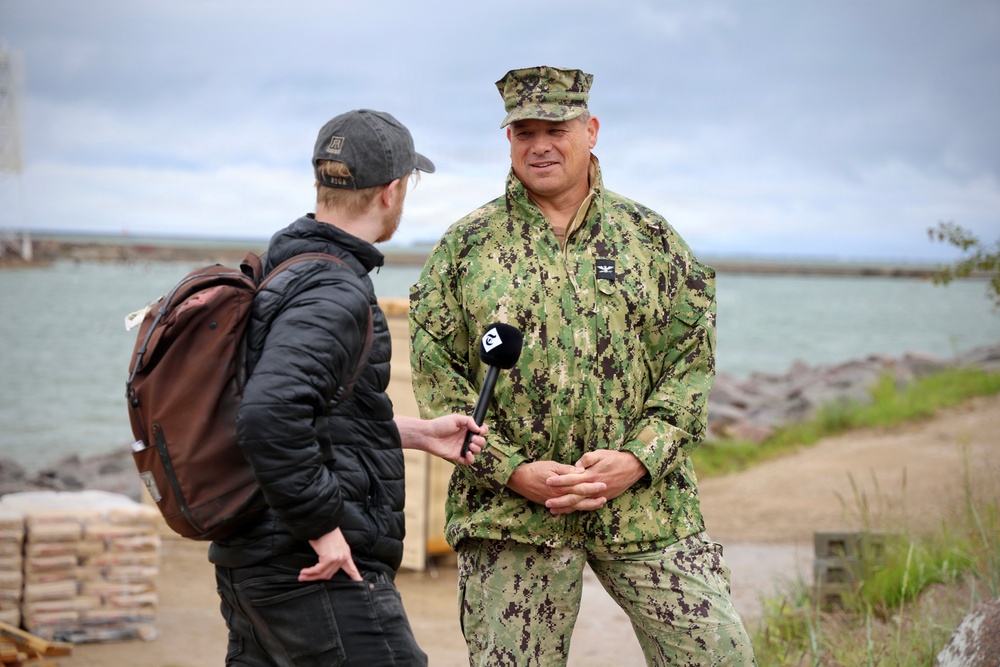 Media Visit Showcases Seabee Construction at BALTOPS 2026