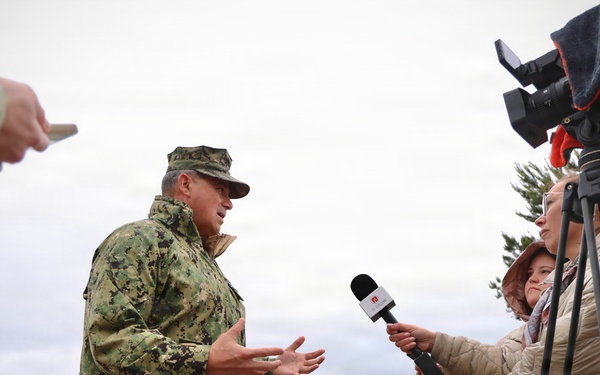 Media Visit Showcases Seabee Construction at BALTOPS 2026