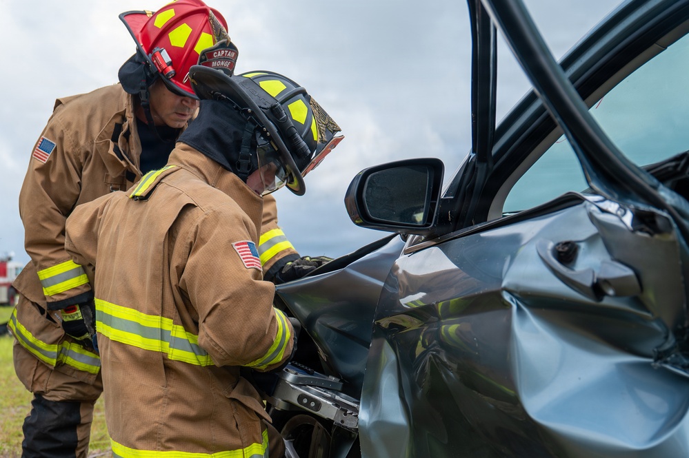 Tyndall firefighters hone emergency response readiness