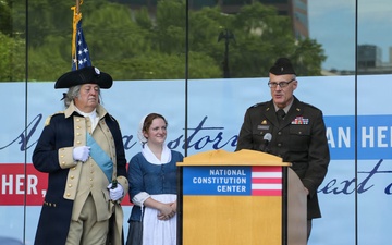 Army Reserve leader helps celebrate Army’s 251st birthday in nation’s birthplace