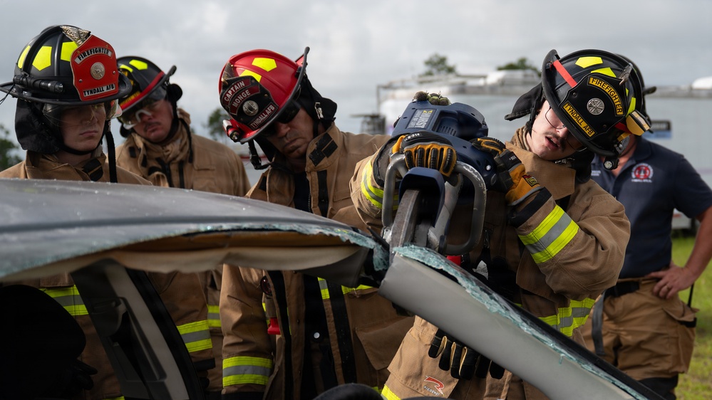 Tyndall firefighters hone emergency response readiness