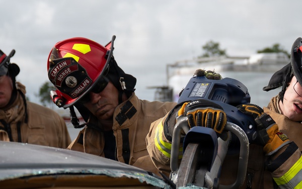 Tyndall firefighters hone emergency response readiness