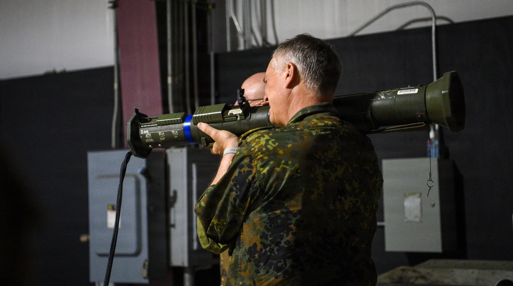German Military Delegation visits McCrady Training Center