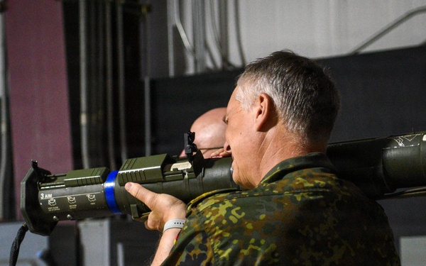 German Military Delegation visits McCrady Training Center