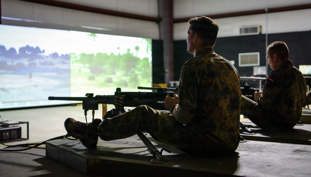 German Military Delegation visits McCrady Training Center