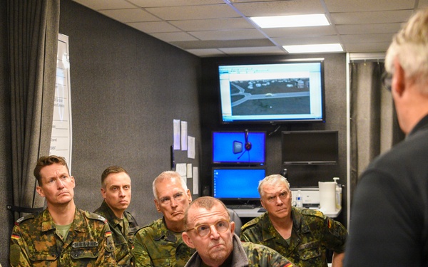 German Military Delegation visits McCrady Training Center