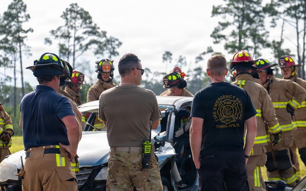 Tyndall firefighters hone emergency response readiness